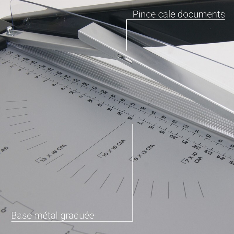 Massicot guillotine A4 Waytex pour découpe de papier précise