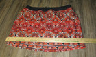St Johns Bay Active Womens Size Large Skort Skirt With Shorts Navy Coral Paisley — photo 7