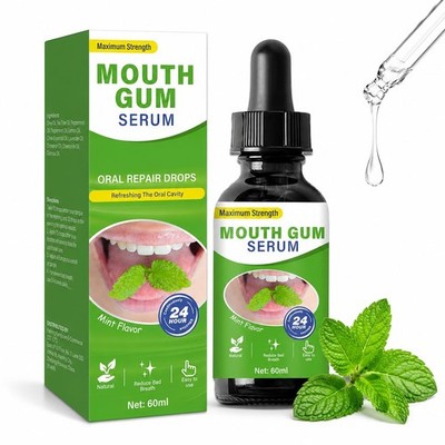 Gum Restore Drops, Gum Repair for Receding Gums & Stain Removal, Fight Bad Br...