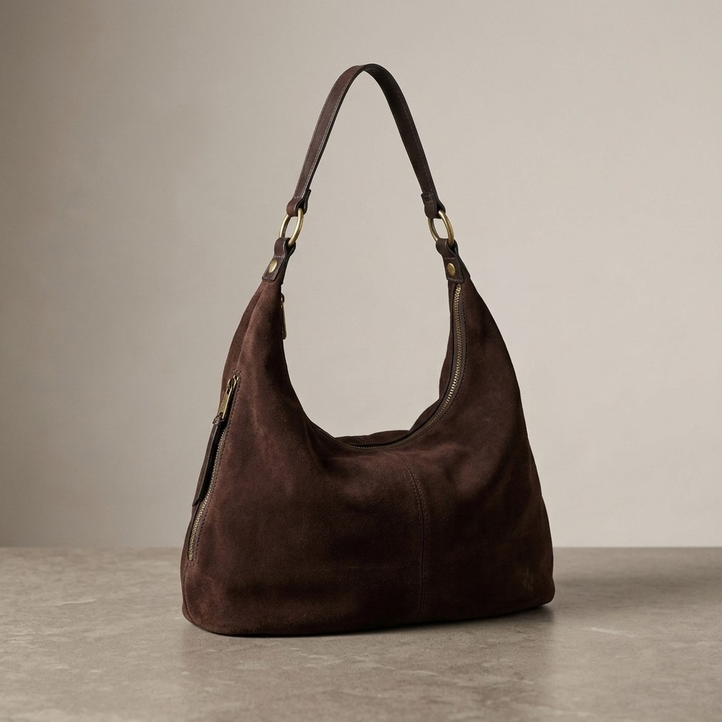 Patricia Nash Esther Hobo - Suede Leather Expresso Brown