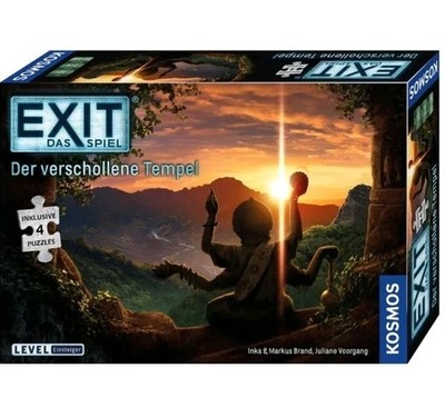 Exit - Der verschollene Tempel, 4 Puzzle, NEUwertig ohne Beschädigungen