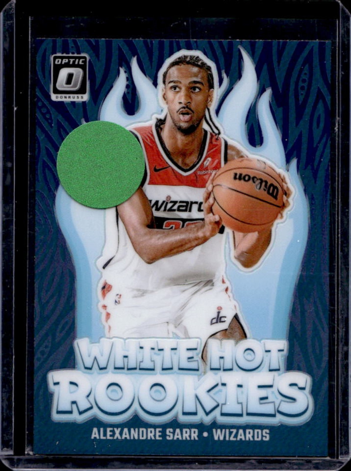 2024-25 Donruss Optic Alexandre Sarr White Hot Rookies Holo RC #14 Wizards