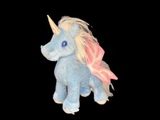 Neopets Blue Uni Unicorn Voice Activated Pet Figure 2002 Vintage