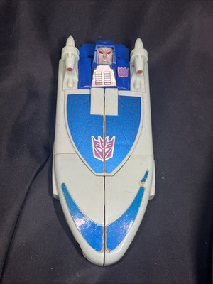 Vintage 1986 - Hasbro Takara Transformer Decepticon G1 Scourge Jet Boat Original