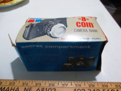 Vintage Tupperware Tupper Toy Code-a-Coin Camera Bank