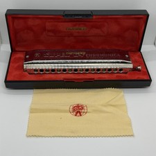 Hohner Super 64 Chromonica 7582/64 C Chromatic Harmonica w/ Case
