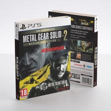 Metal Gear Solid Master Vol2 PS5 Custom Cardboard Slip Cover Steelbook Protector