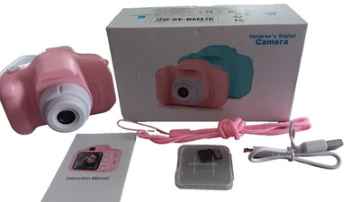 Child's Digital/Recorder Camera, Pink Open Box  SD Card, USB, Wrist Strap