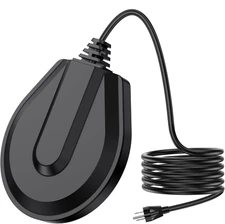 Bird Bath Heater with 10Ft, 100W Utility Submersible Aluminum Cast De-Icer Heate