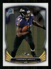 2014 Bowman Chrome #96 Torrey Smith Baltimore Ravens 64713