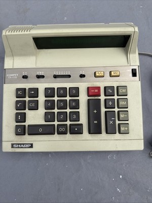 Vintage SHARP COMPET CS-1115 Calculator - Tested & working