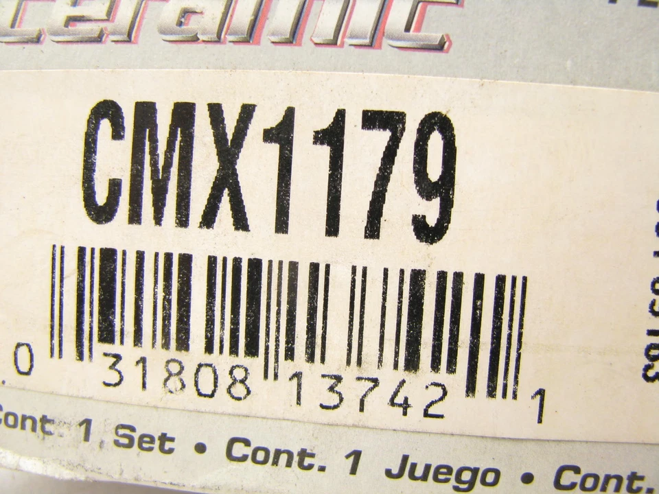 Pastillas de freno delanteras cerámicas Parts Master CMX1179 2006-2010 Mazda MX-5 y Miata Foto 3 de 3