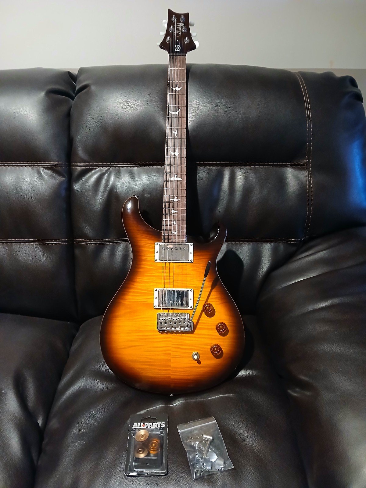 PRS SE DGT David Grissom Solidbody Electric Guitar - McCarty Tobacco Sunburst