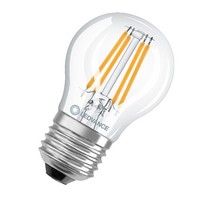 Ledvance E27 Led Tropfenlampe Classic Klar Dimmbar 4,2W Wie 40W 2700K