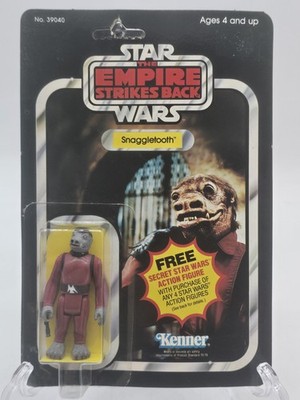 Star Wars Kenner 1980 SNAGGLETOOTH 21 Back TRANSITION Card MOSC Unpunched Nice