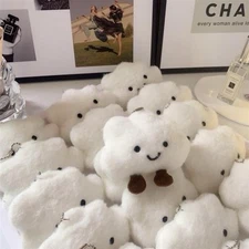 1pc Cute Cloud Plush Keychain | Soft Fluffy Cloud Bag Charm for Backpacks