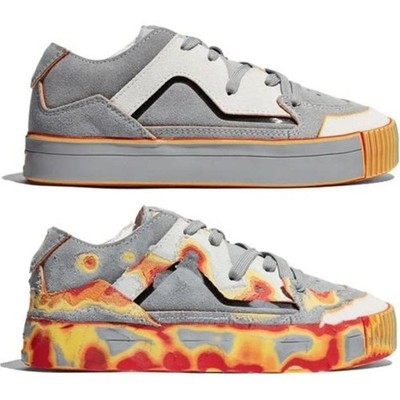 MSCHF Gobstomper Graylag Goose Edition-Gray/Red/Orange/Yellow Men's size 12 NWB