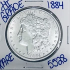 1884 MORGAN SILVER DOLLAR AUTHENTIC HI GRADE U.S. MINT COIN FREE SHIPPING 5528