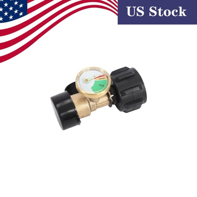 #ad #ad Brass Adapter with Propane Tank Meter for Gas Pressure Level Gauge $12.88