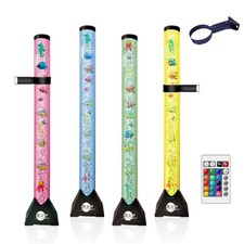 4FT LED Bubble Tube Lamp with Color Changing Effects for Kids Autism Support