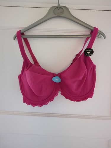 Rosa Bügel BH ohne Naht wunderschön von Debenhams, Gr. 36E