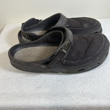 Crocs Yukon Vista II Clog Mens Size 12 Brown Slip-On Adjustable Straps