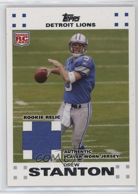2007 Topps Exclusive Rookies Relics Drew Stanton #14 RC 0j7y