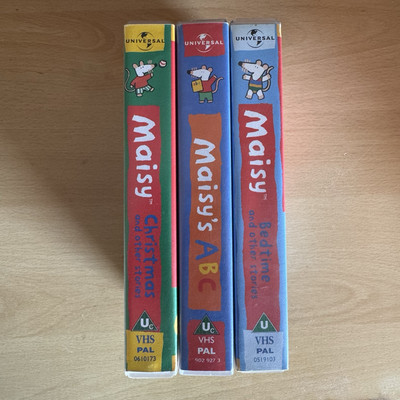 MAISY - BEDTIME AND OTHER STORIES, ABC, CHRISTMAS VHS VIDEO, VHS Bundle
