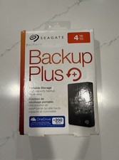 Seagate Backup Plus 4TB SRD00F1 1K9APV-570 External Hard Drive USB 3.0 Black