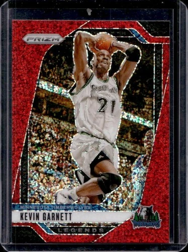 2024-25 Panini Prizm Kevin Garnett Red Sparkle #283 Timberwolves
