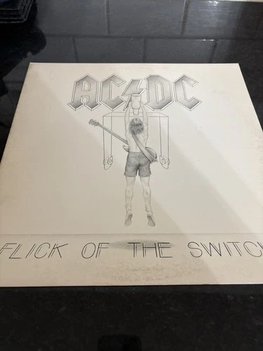 AC/DC Flick of the Switch Vinyl LP Record 1983 Atlantic Recording