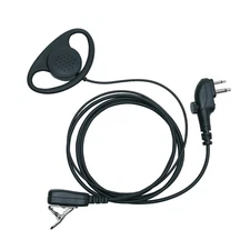 TC508 D Shape Headset Earpiece with Mic Ptt Compatible with HYT Hytera BD502 ...