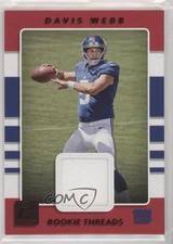2017 Panini Donruss Rookie Threads Red Davis Webb #24 1u6