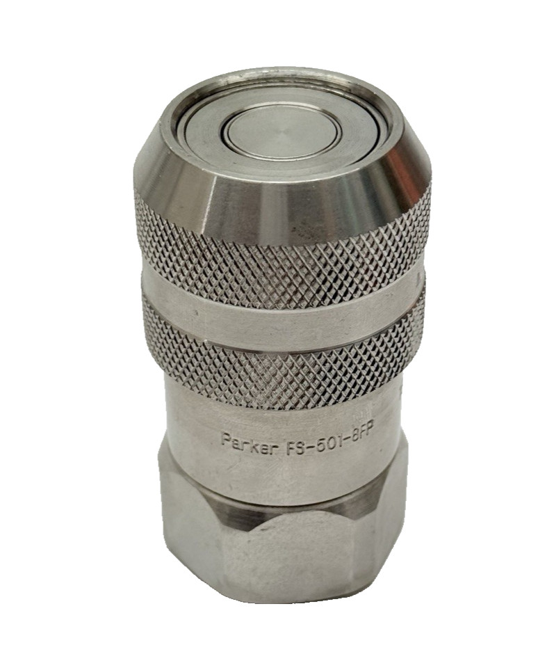 FS-501-8FP PARKER, HYDRAULIC QUICK CONNECT HOSE COUPLING, STAINLESS STEEL