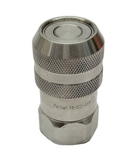 FS-501-8FP PARKER, HYDRAULIC QUICK CONNECT HOSE COUPLING, STAINLESS STEEL