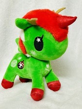 Tokidoki HOLLY Unicorno Aurora World 7.5  Plush Green Christmas