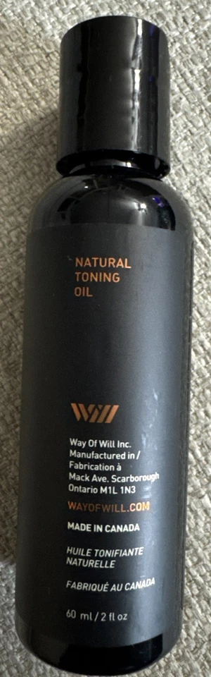 NUEVO Aceite tonificante profundo Way of Will Slim 100 % natural 2 oz / 60 ml Foto 2 de 3