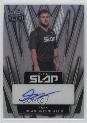 2025 Leaf Metal Power Slap Silver Prismatic 37/49 Logan Greenhalgh Auto 1cc7