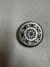 Vintage Unique Handmade Oval Belt Buckle