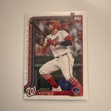 Topps 2025 Washington Nationals Juan Yepez Team Set WSH-9 Baseball Card