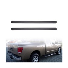 A Pair Bed Rail Molding Cap Compatible with 2004-2015 Nissan Titan Only King...