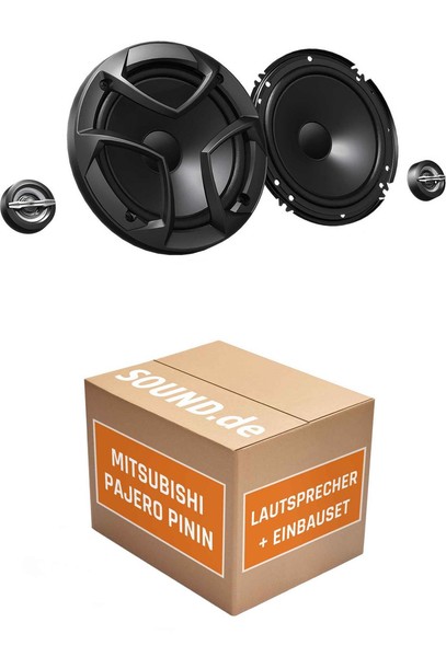 Lautsprecher Boxen Vorne JVC CS-JS600 FüR Mitsubishi Pajero Pinin 2X Tief-Mittel-image
