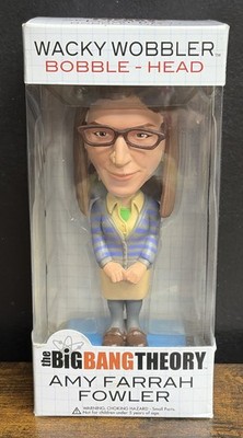 Funko Wacky Wobbler Bobble-Head Big Bang Theory Amy Farrah Fowler 7'' 2013 NIB