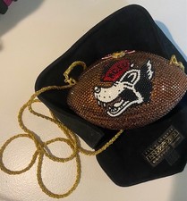 NC State Wolfpack Purse Football  Kathrine Baumann of Beverly Hills