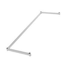 36"W x 18"D Poly-Z-Brite174; Three-Sided Steel Frame