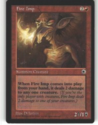Fire Imp #126/215 Portal MTG Uncommon