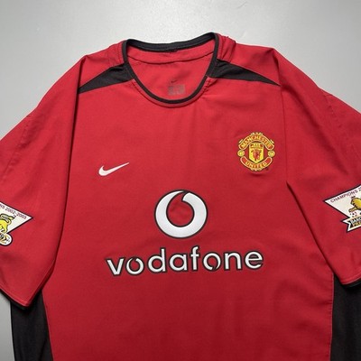 MAN UNITED NIKE 2003/2004 FOOTBALL SOCCER HOME JERSEY #7 RONALDO