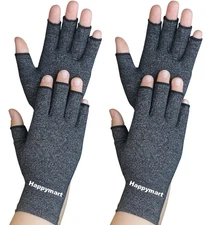 2 Pairs Arthritis Gloves, Hand Compression Gloves for Rheumatoid, Pain Relief...