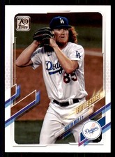 2021 Topps #355 Dustin May Los Angeles Dodgers
