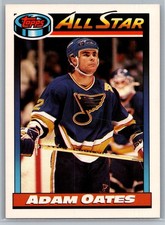 #265 Adam Oates 1991-92 Topps St. Louis Blues